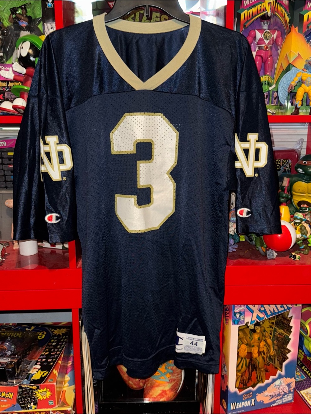 Vintage Champion x Notre Dame Fighting Irish x Football jersey